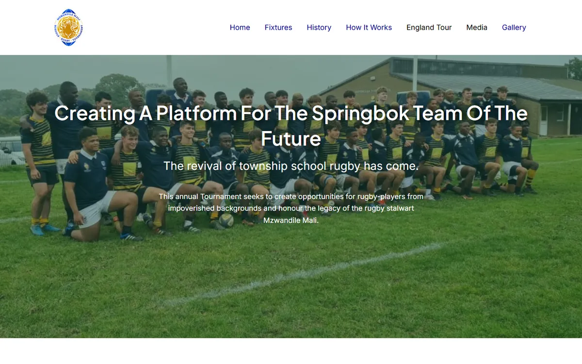 The Mzwandile Mali Schools Rugby homepage