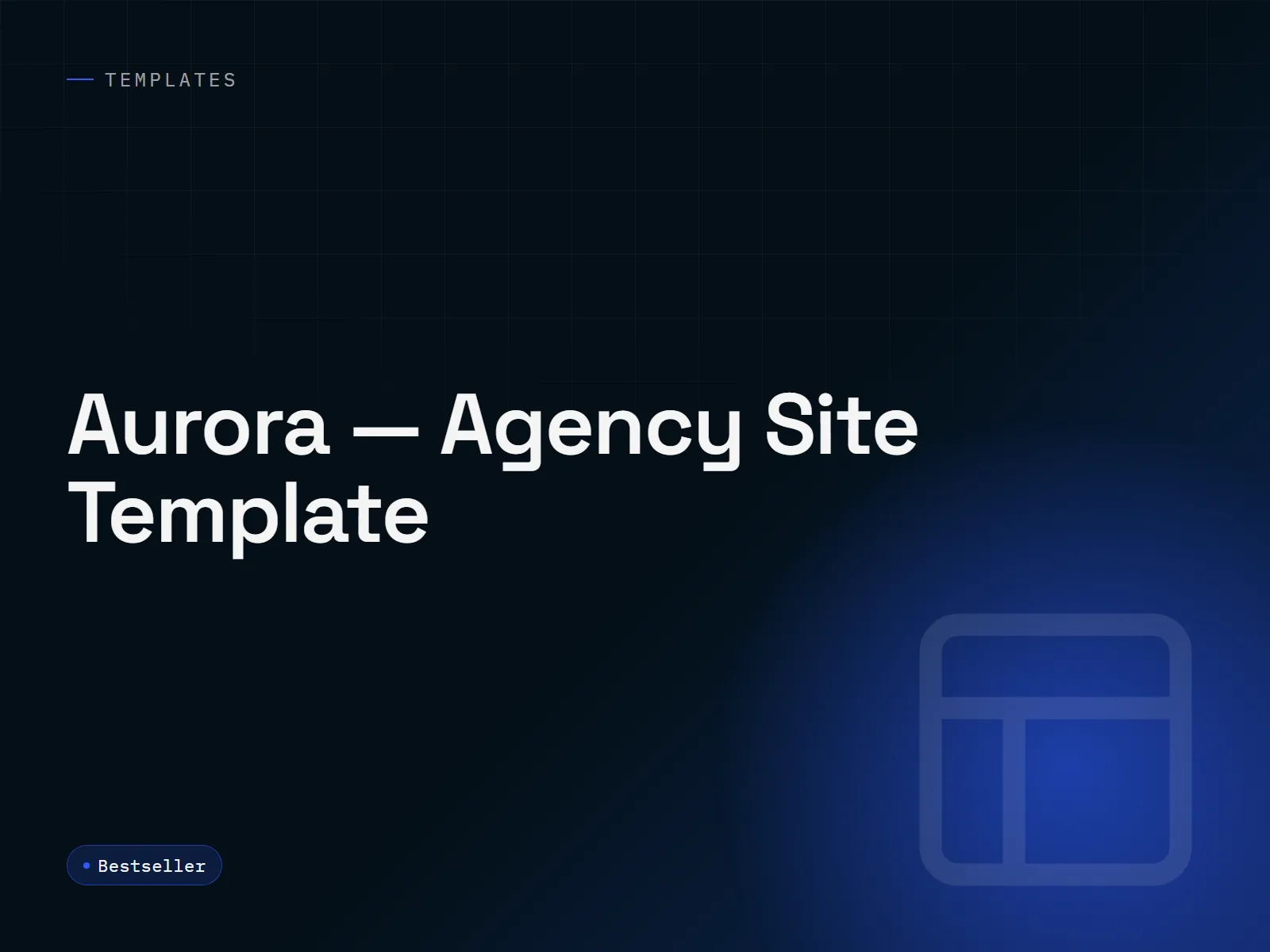 Aurora — Agency Site Template